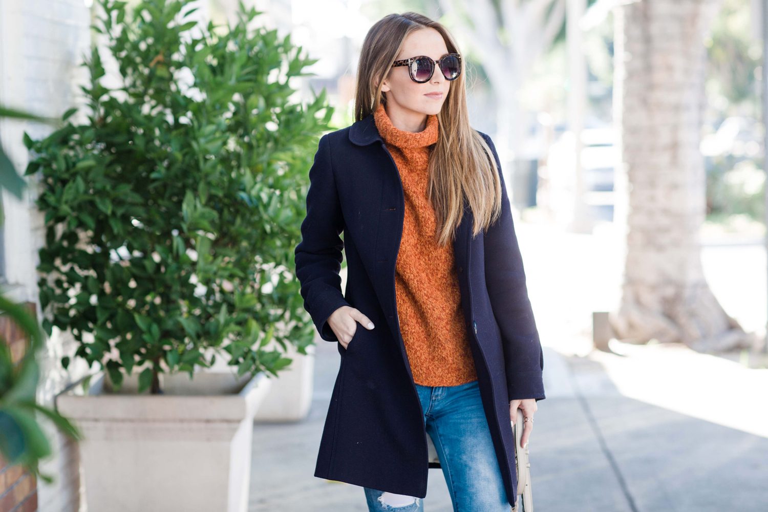 Merrick's Art J.Crew Coat Eileen Fisher Sweater