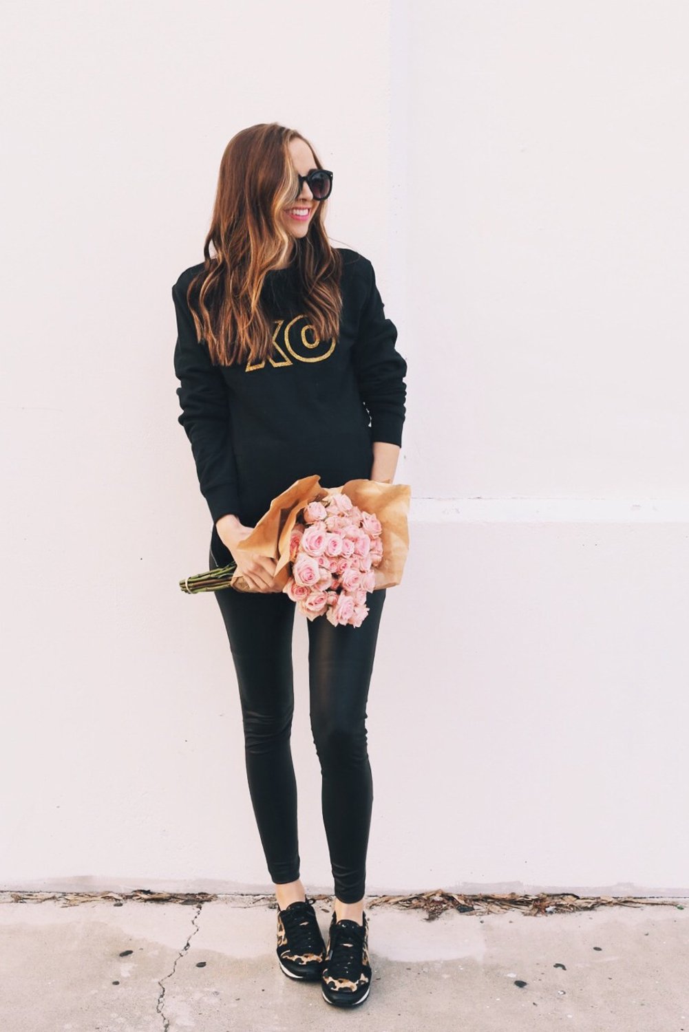Merrick's Art XO Glitter Sweatshirt