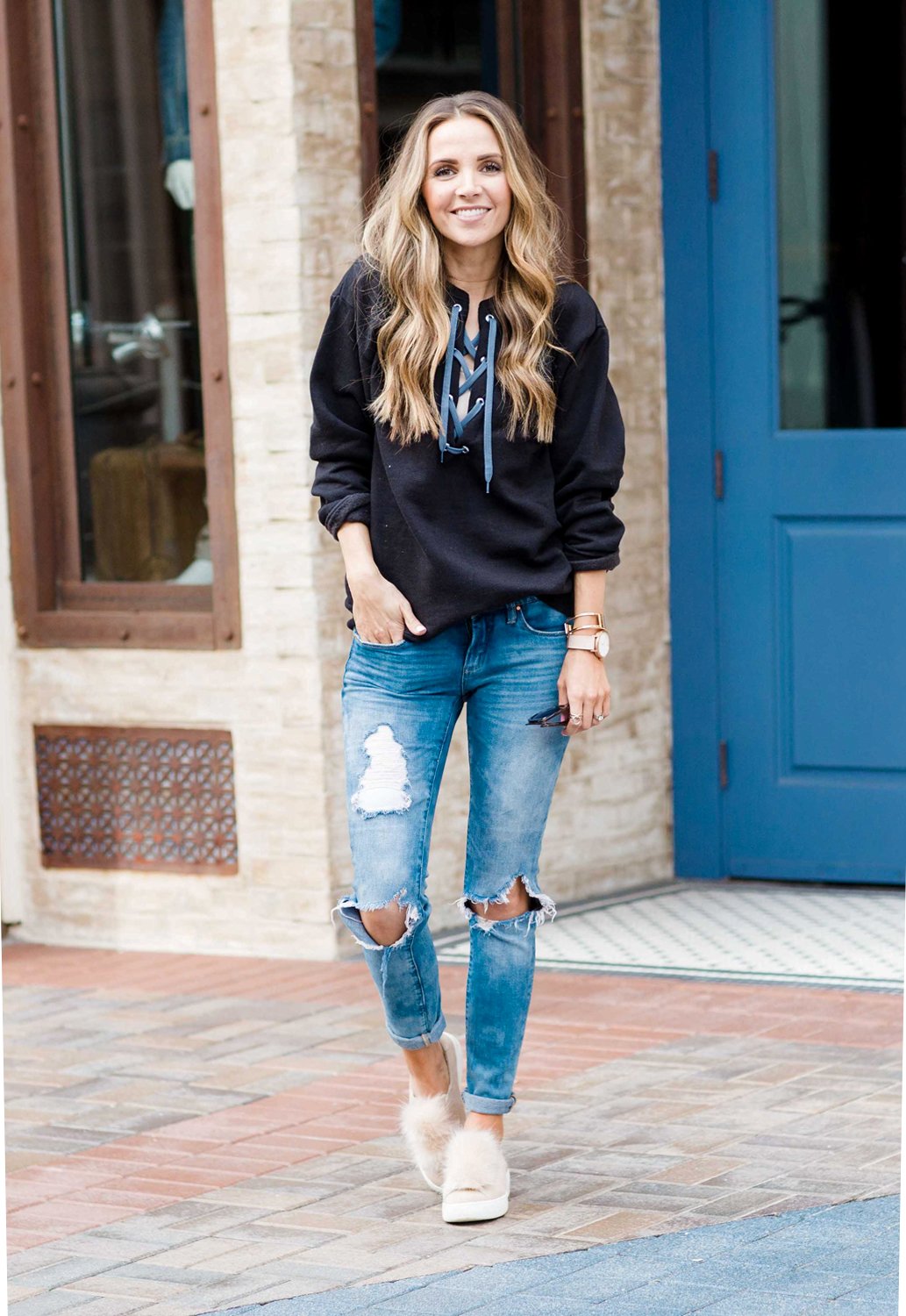 Merrick's Art Boyfriend Jeans Sweatshirt