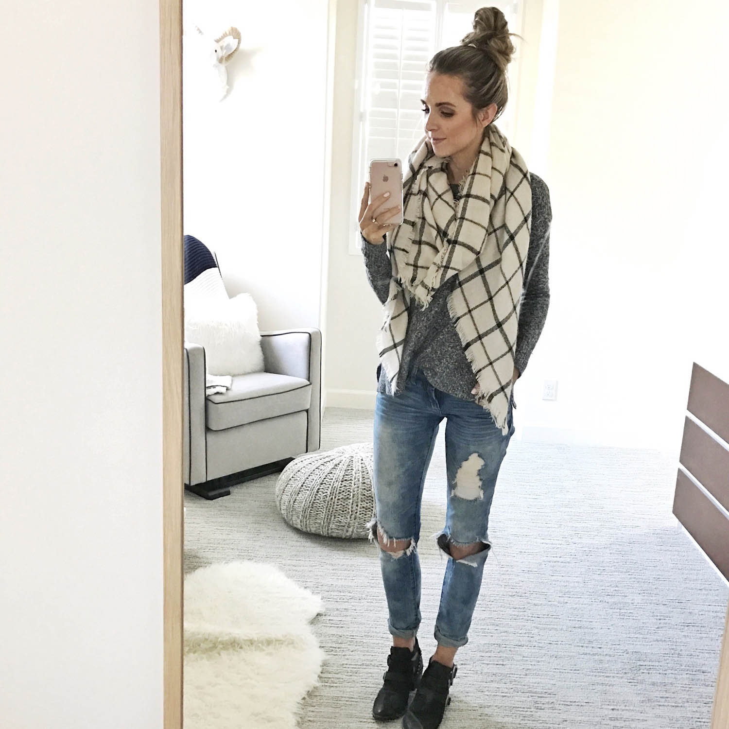 Sweater and Blanket Scarf