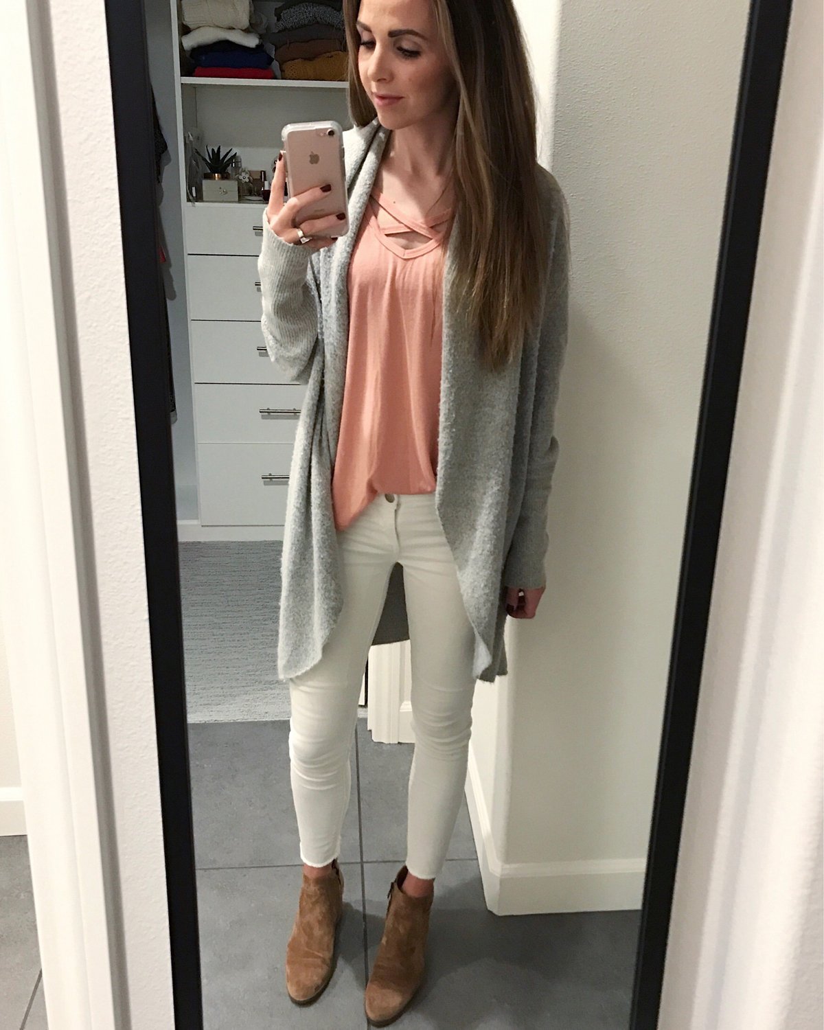 Merrick's Art Gray and Pink