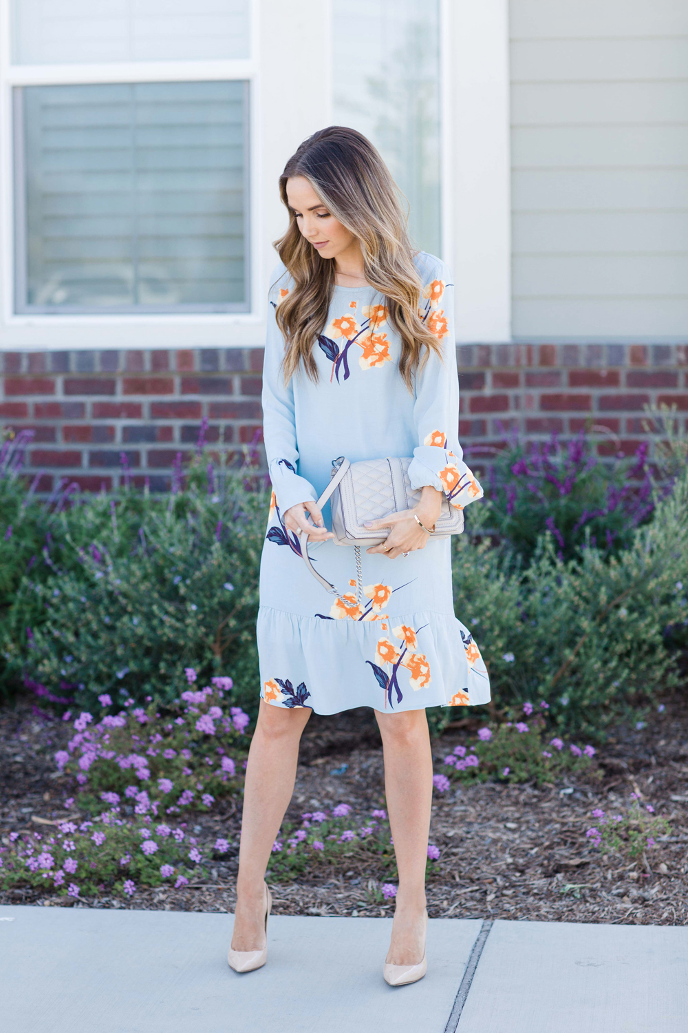 Merrick's Art Blue Floral Dress