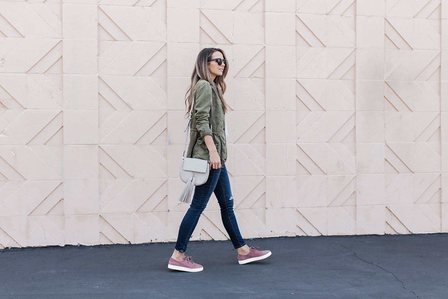 this olive jacket is perfect for fall