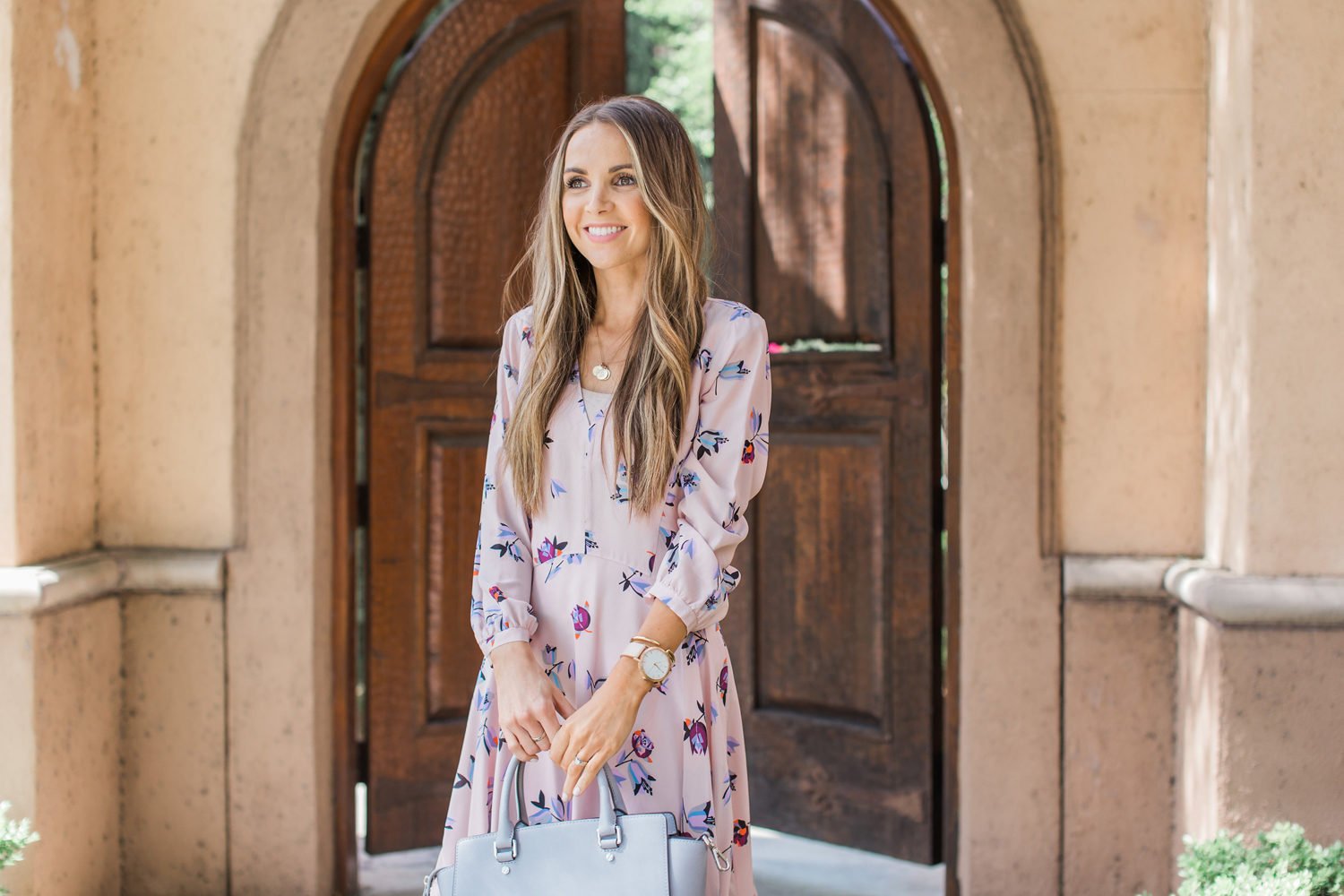 Merrick's Art | Pink Floral Dress