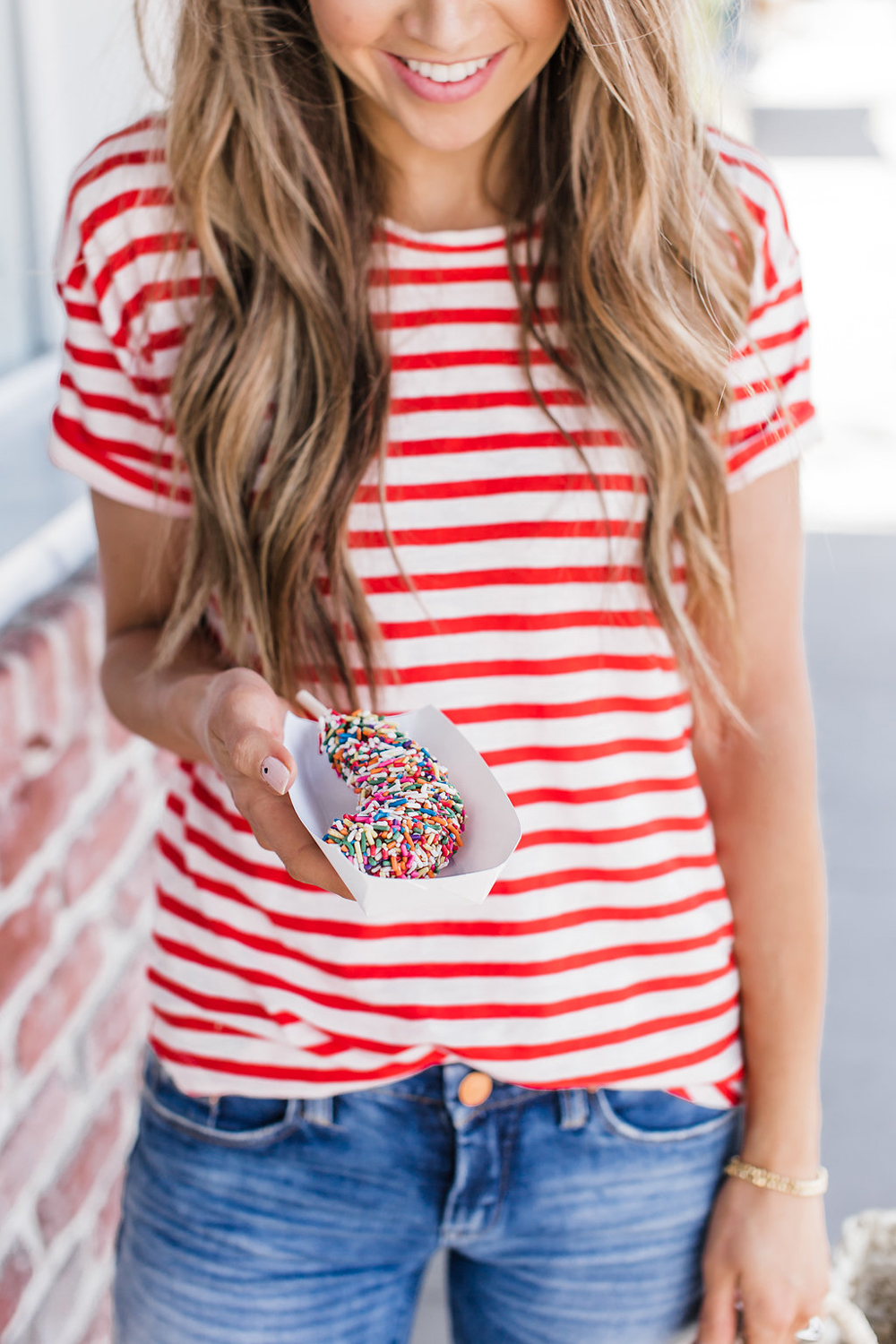 Merrick's Art Frozen Banana With Sprinkles