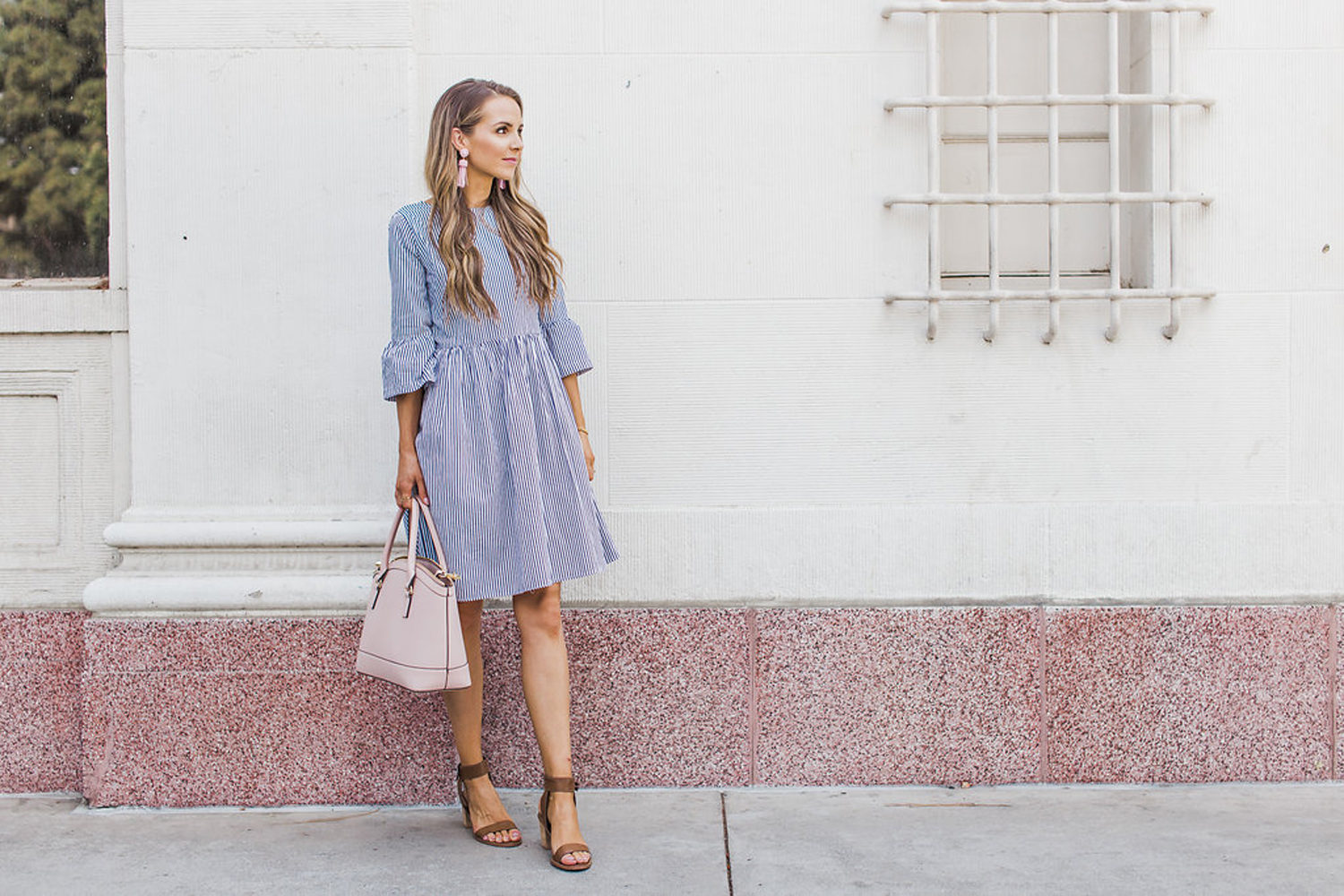 Merrick's Art Striped Blue Dress