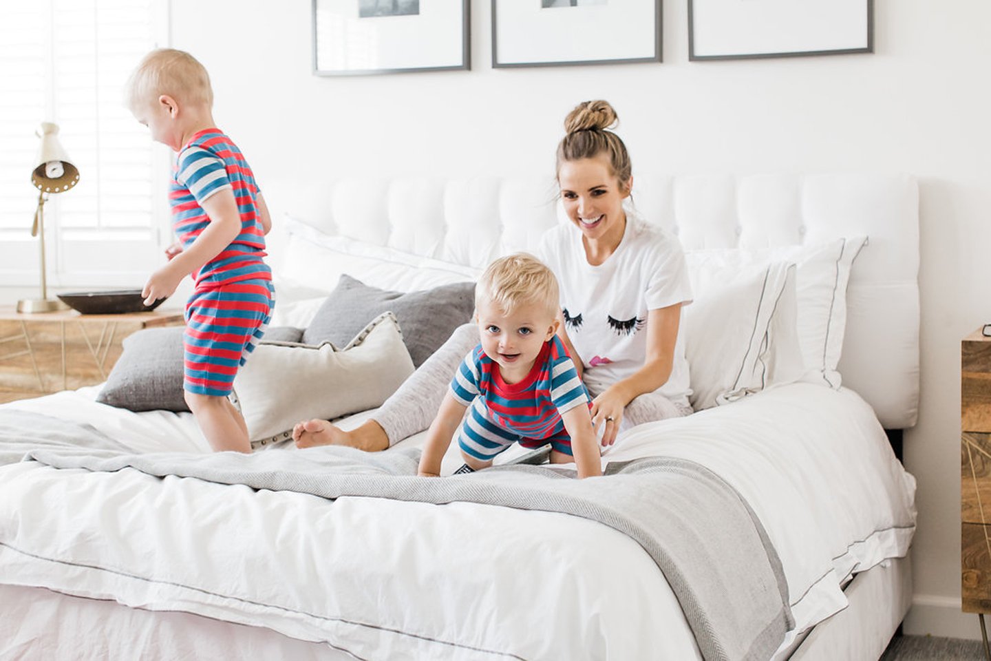Merrick's Art Babies on the Bed