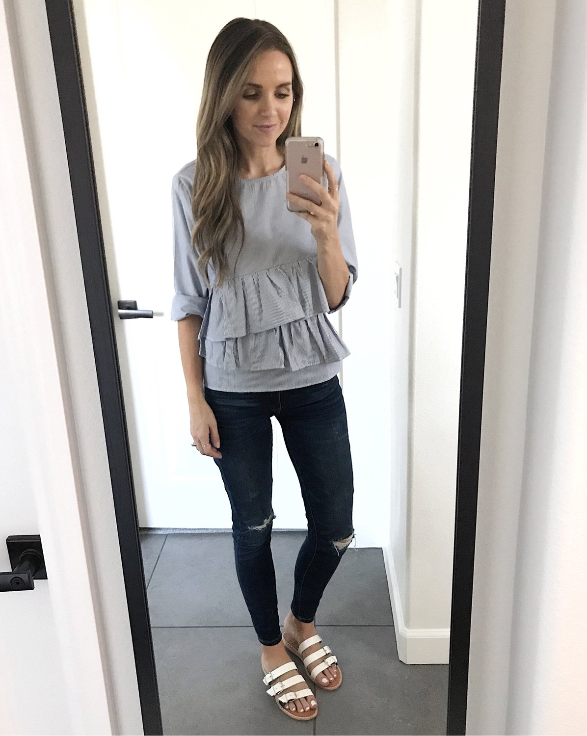 merricksort.com | long sleeve ruffle top