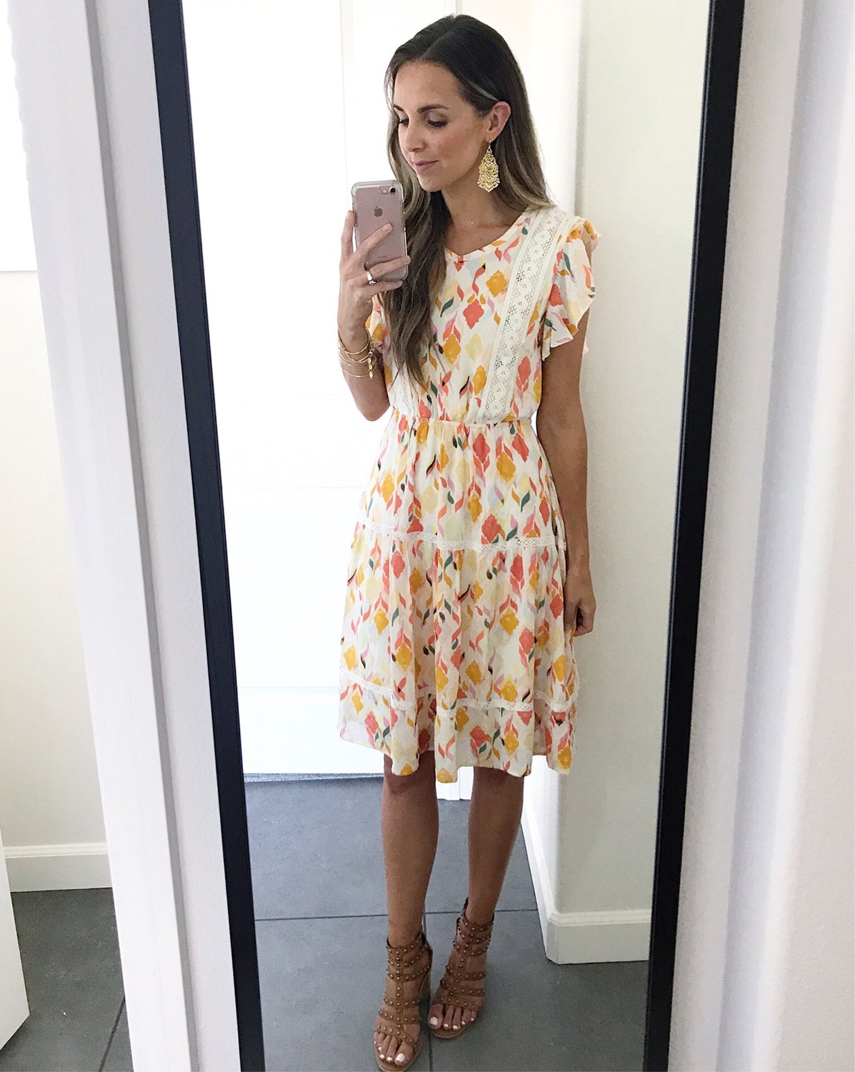 merricksort.com | floral midi dress