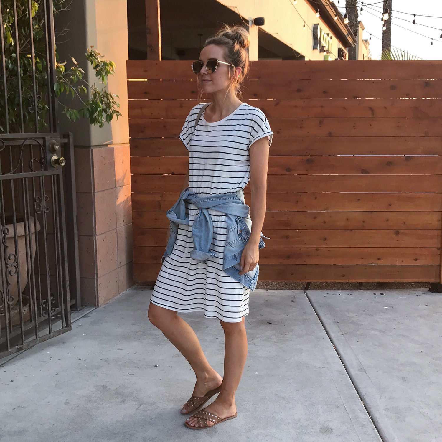 merricksort.com | Striped T-Shirt Dress