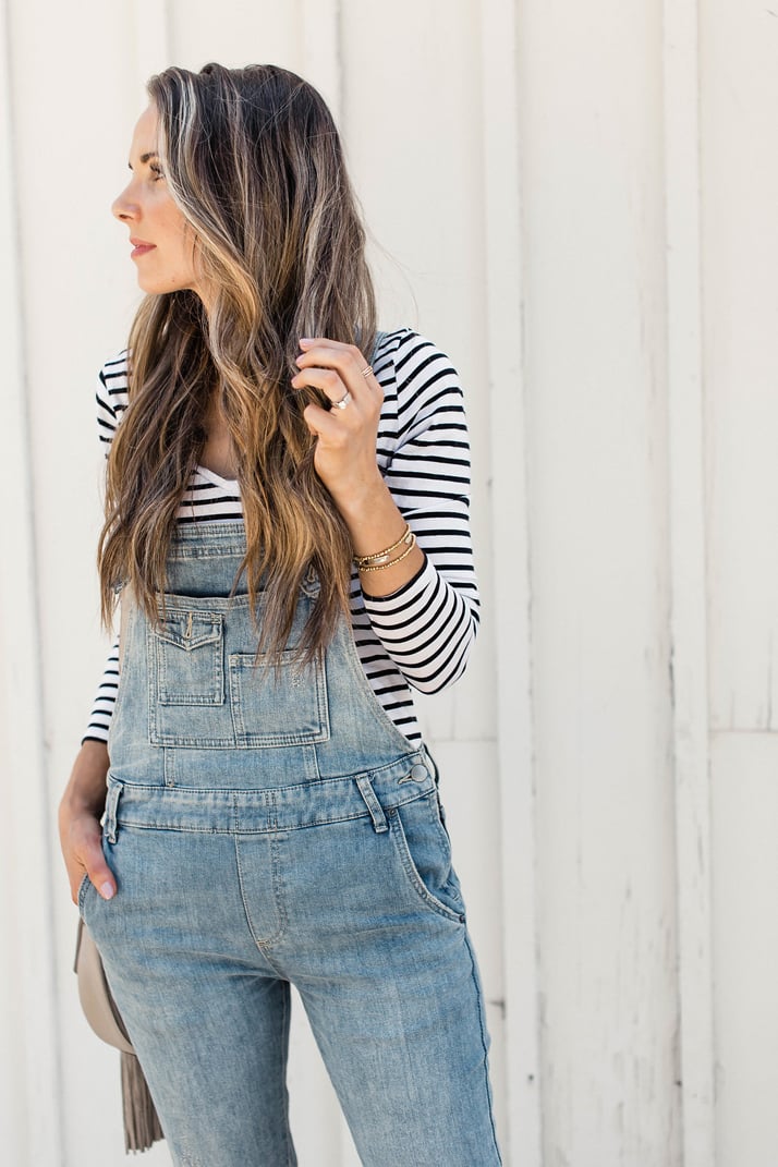 merricksort.com | overalls and striped top