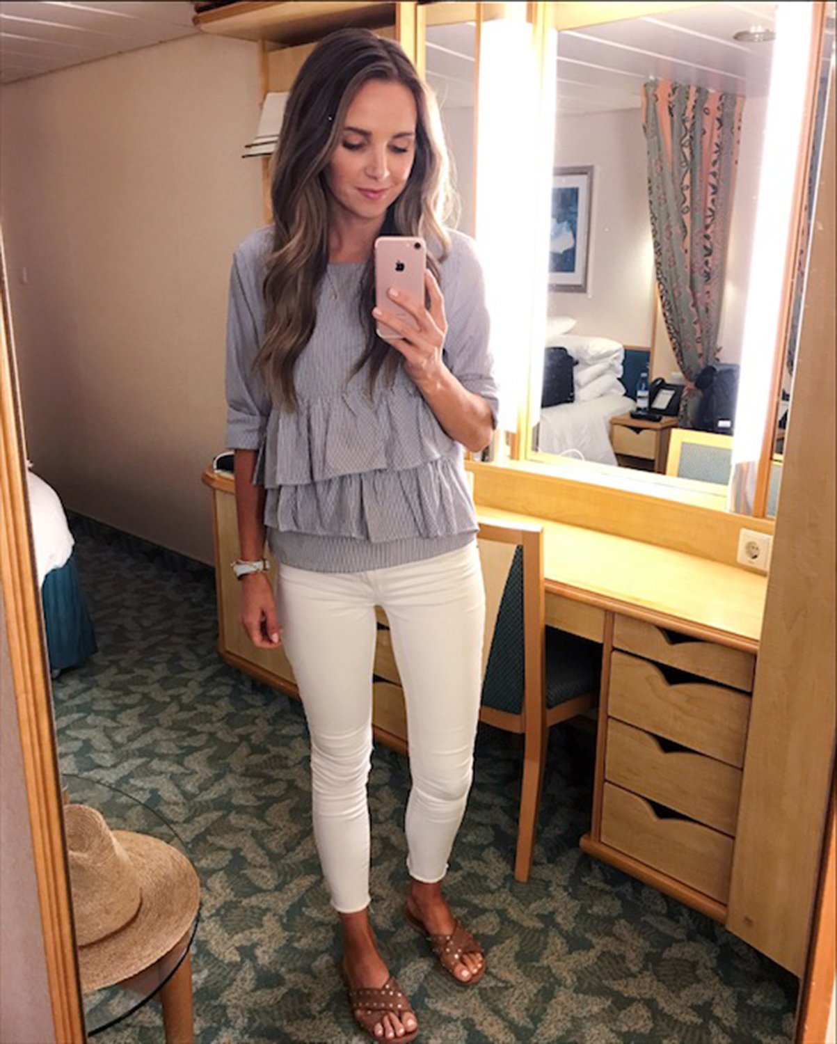 merricksort.com | striped ruffle shirt