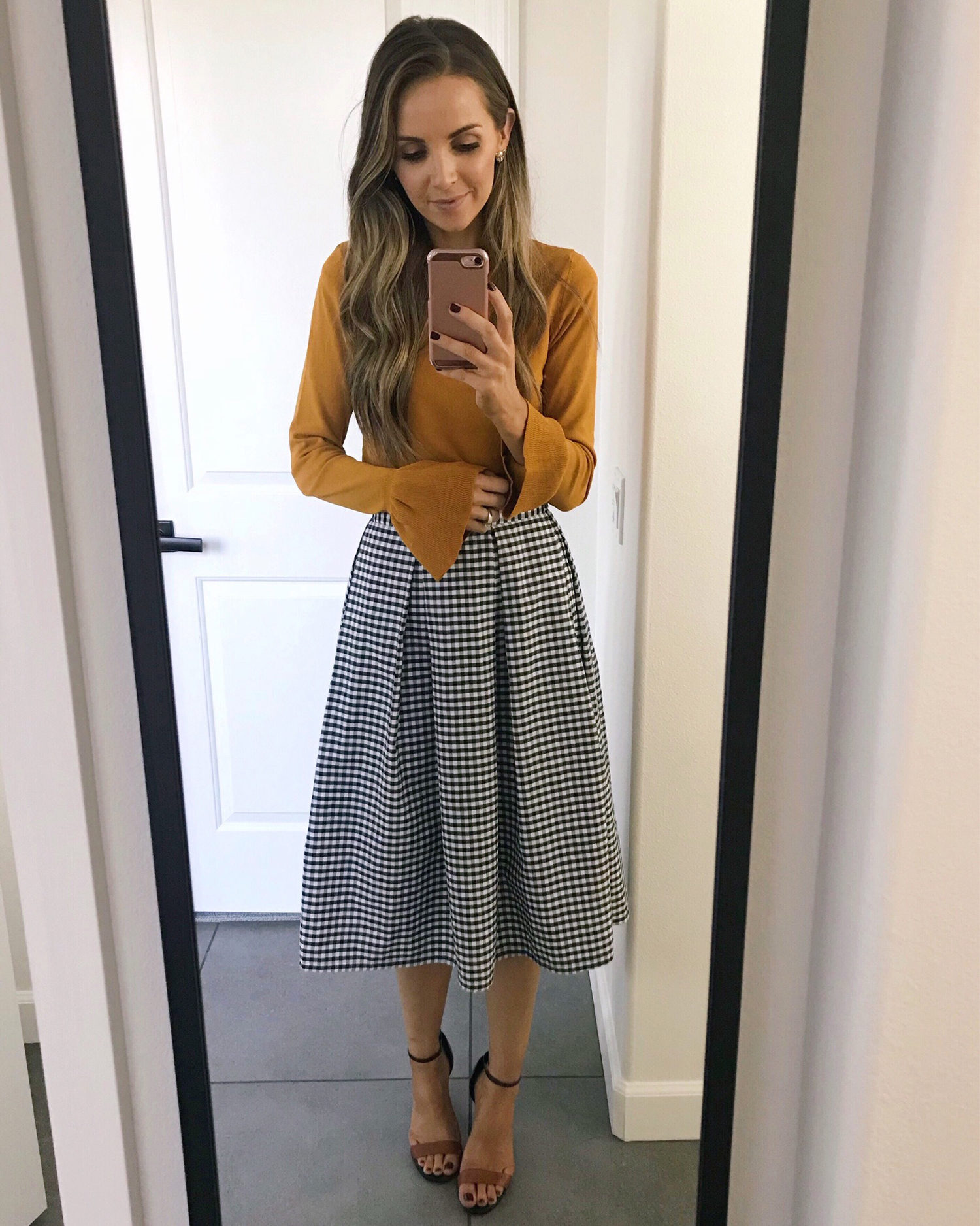 gingam skirt | merricksort.com
