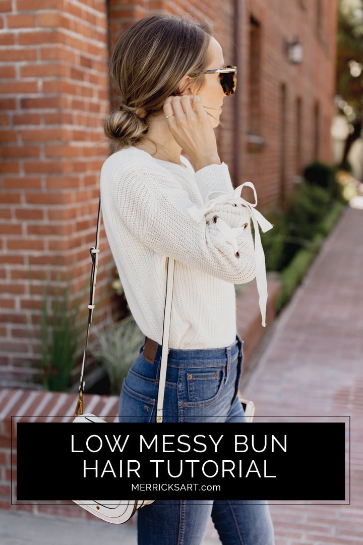 an easy everyday hairstyle that takes about 2 minutes!