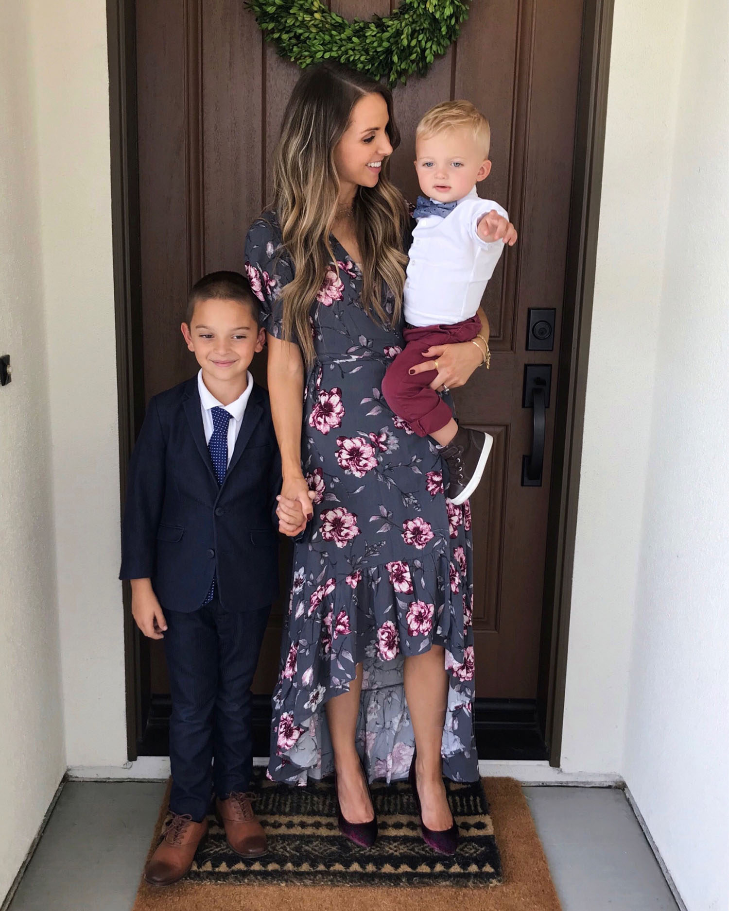 fall floral dress | merricksort.com