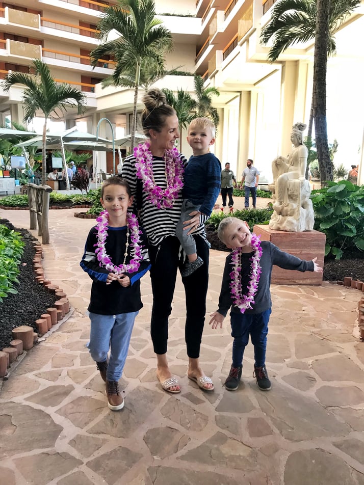 Lobby of the Hyatt Maui Hotel