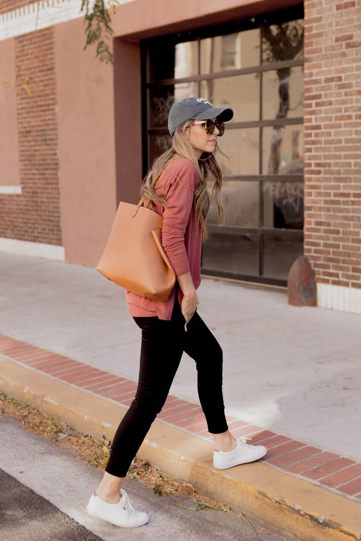 a casual outfit with sincerely jules joggers