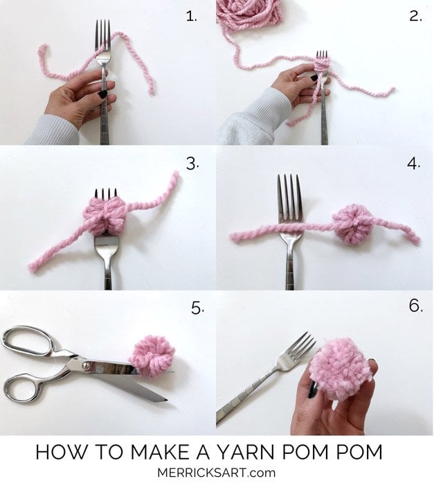 how to make a yarn pom pom