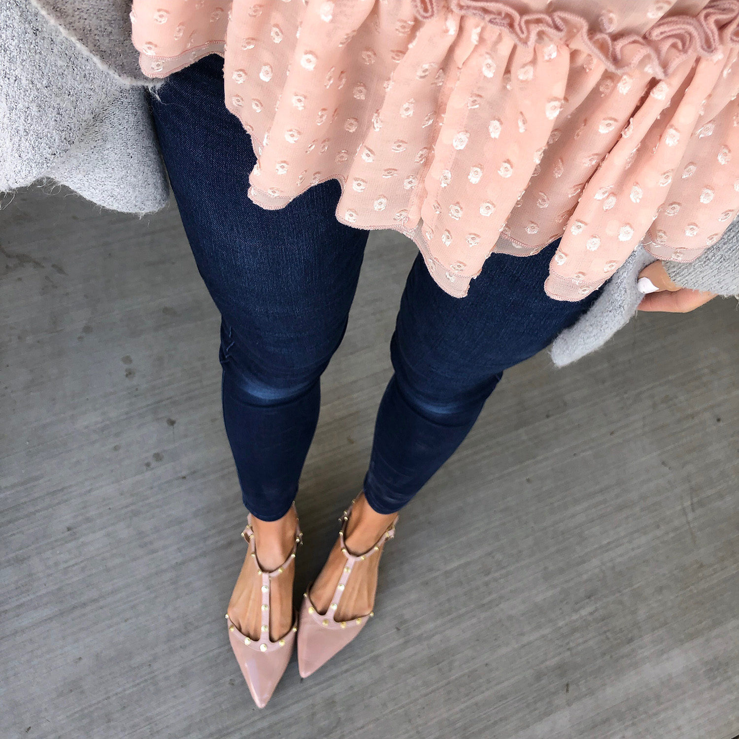 pink plaid skirt