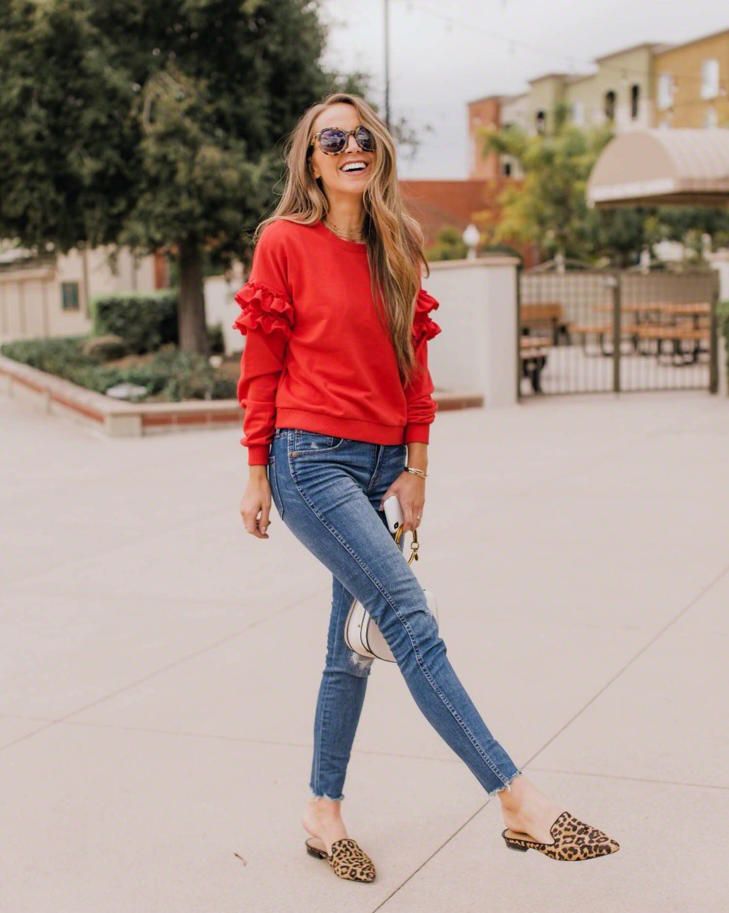 red ruffle sweater | merricksort.com