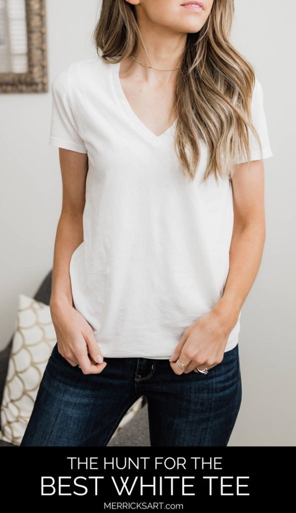 The hunt for the best white t-shirts!