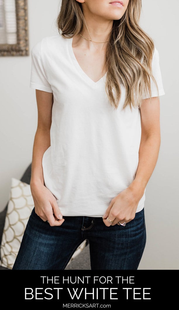 The hunt for the best white t-shirts!