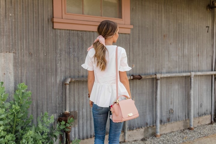 the prettiest white top for summer