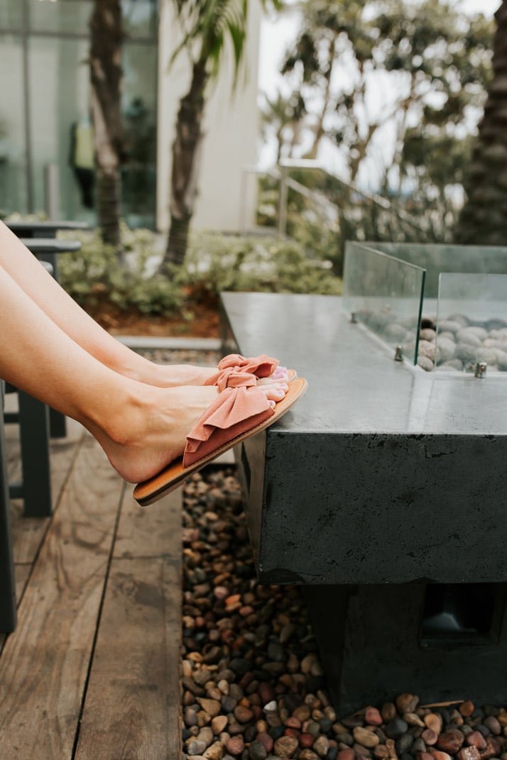 these bow sandals will take you from the beach to date night, and everywhere in between