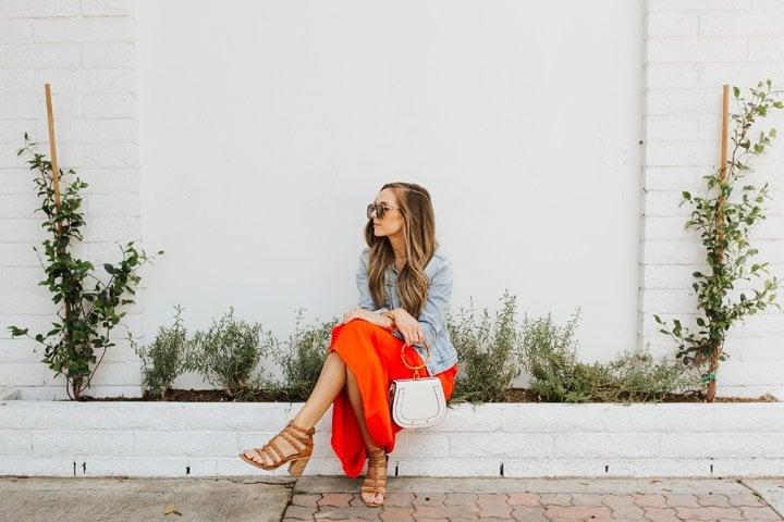 obsessed with this wrap dress for summer