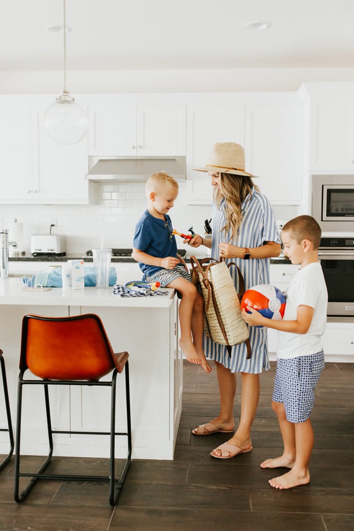 secret extra strength deodorant keeps me dry on any morning adventure with my kids