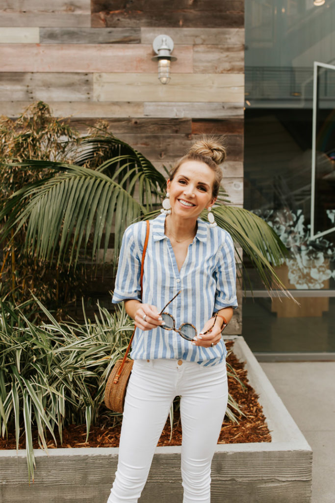 half tuck your shirt
