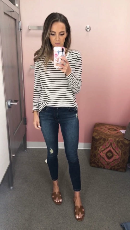 you can half tuck your shirt to make it look more complete!