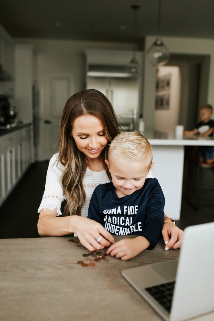 how we're teaching our kids about money purposefully