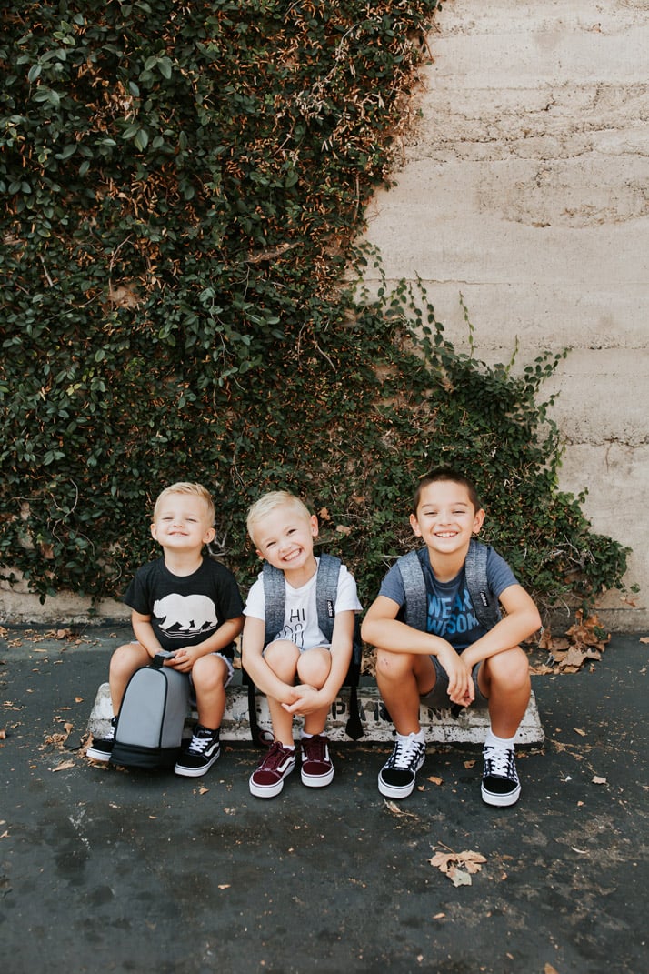 Rack Room Shoes is our one stop shop for shoes, backpacks, and lunchboxes to get the boys ready for back to school