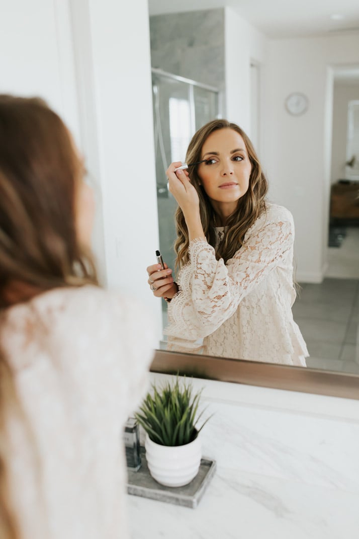 a lash serum and mascara combo that makes your lashes crazy long