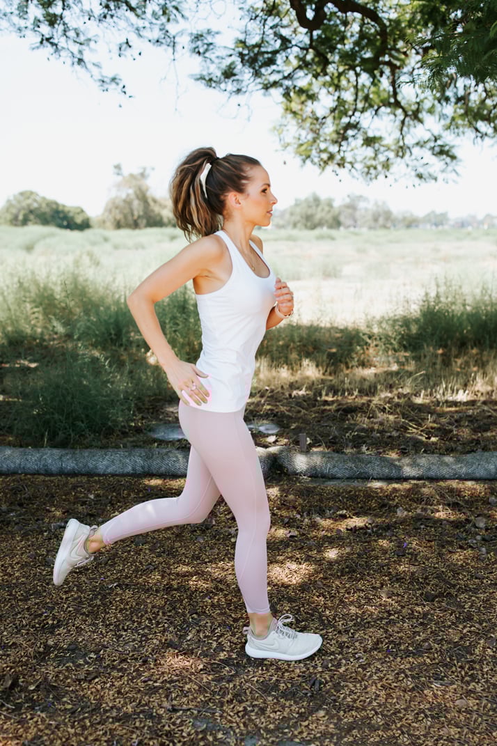 these running tights are so comfortable, lightweight, and soft. Plus the color is dreamy.
