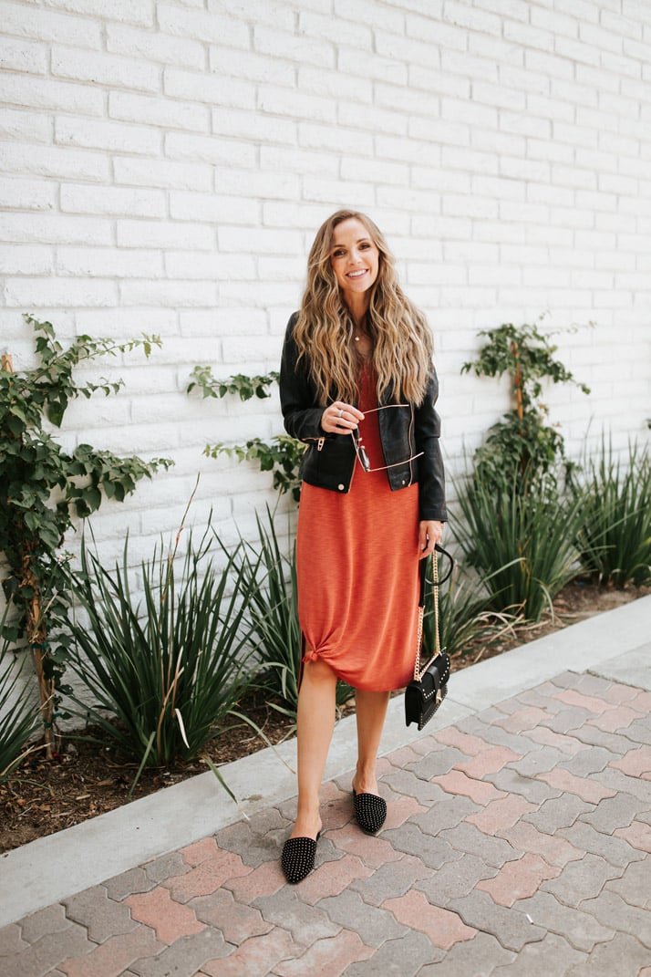 fall dress with jacket