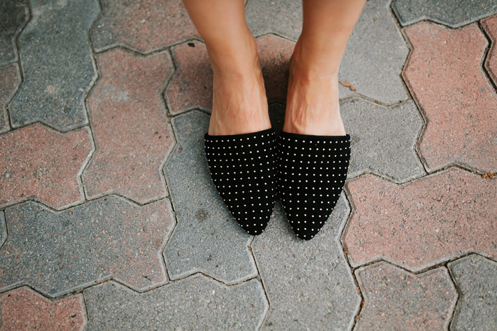 cutest little studded flats