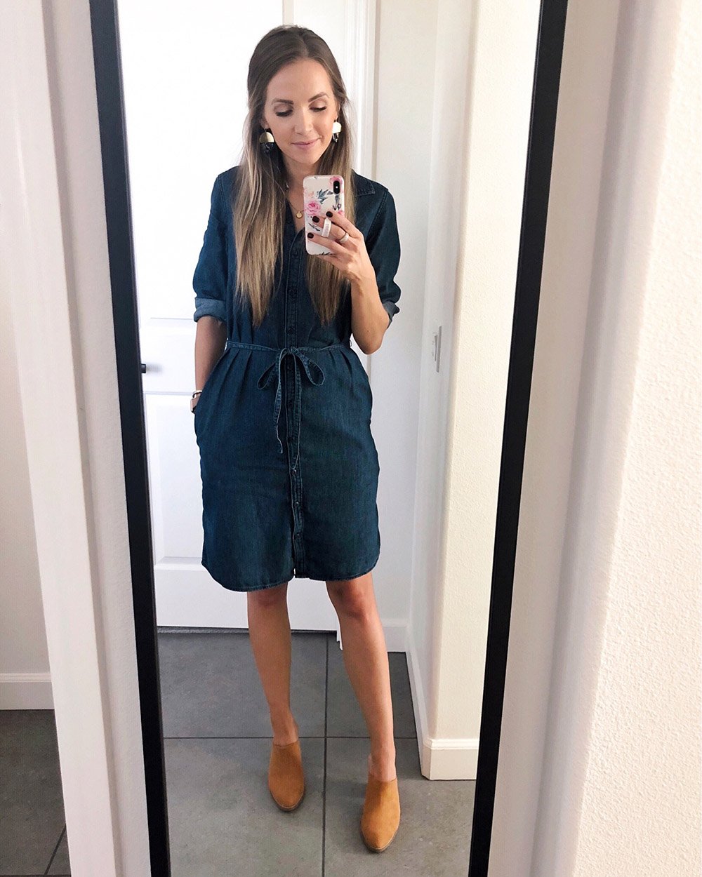 denim dress