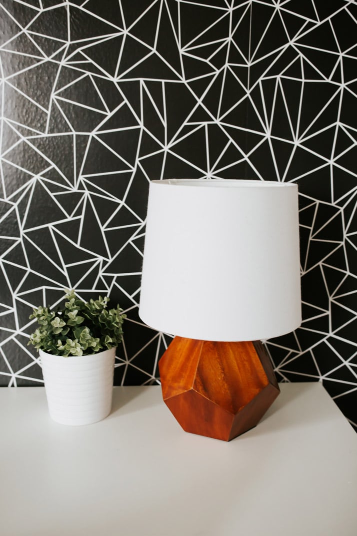 geometric lamp from land of nod