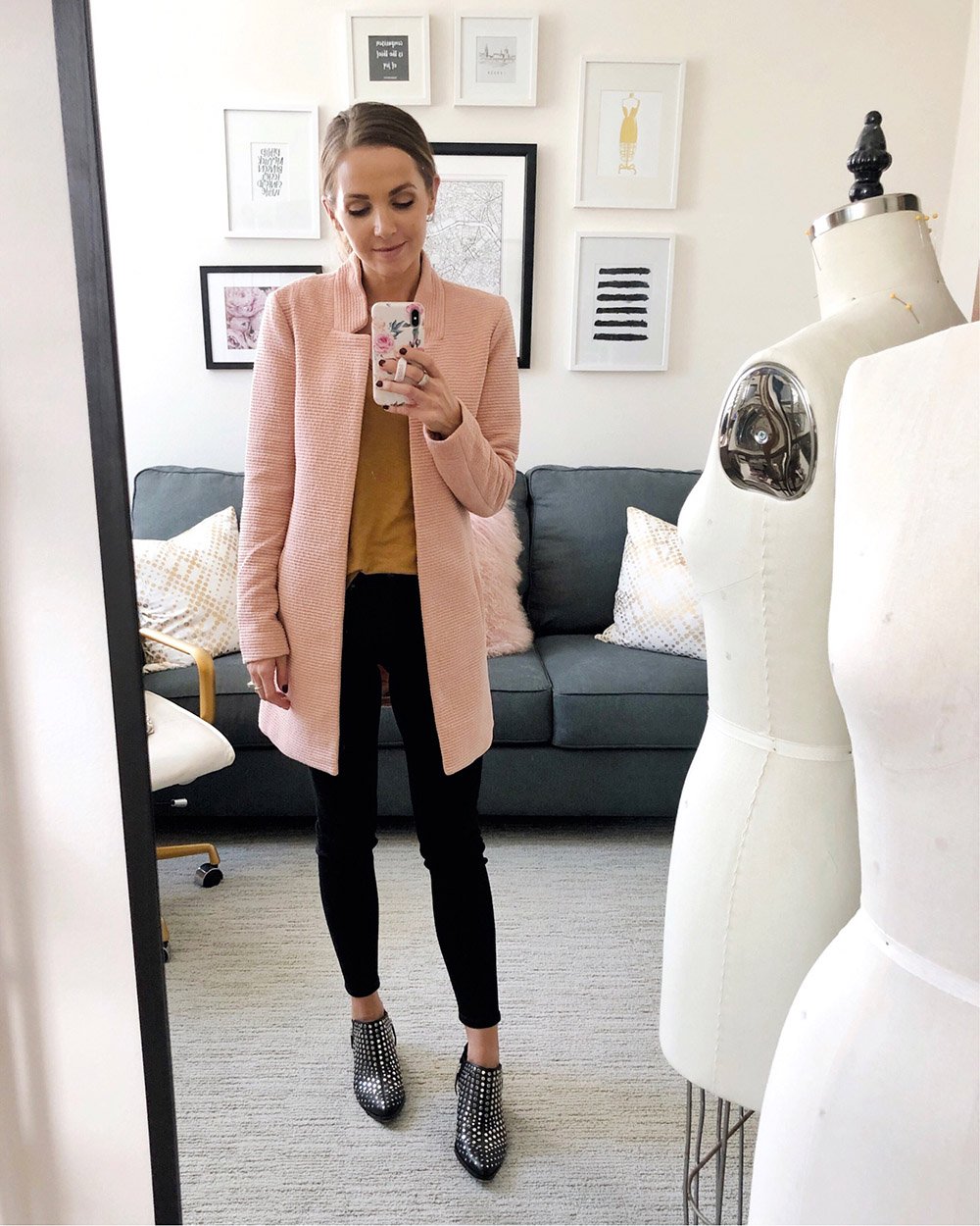 pink jacket