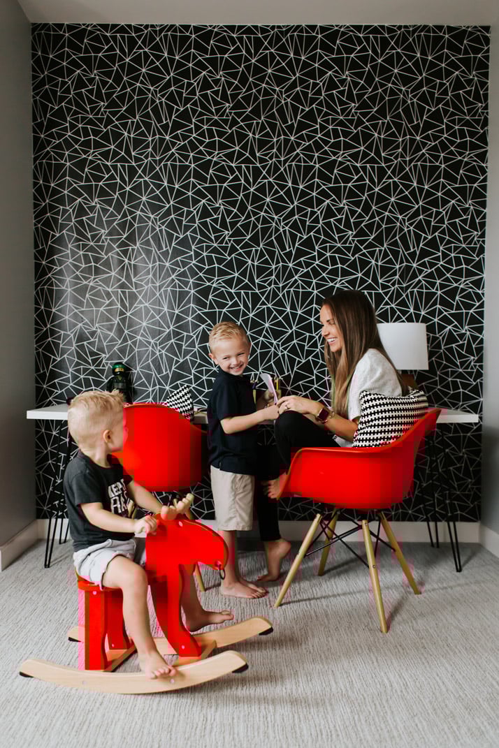 decorating the boys room with walls need love vinyl removable wallpaper