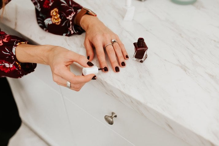 nail polish at home