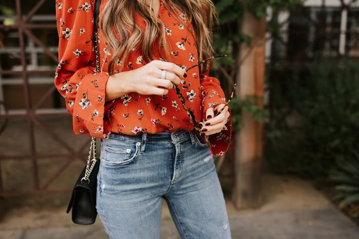 floral blouse from evereve