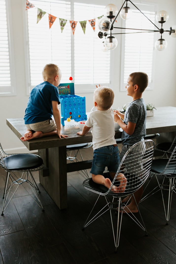a few of our favorite indoor games with kids