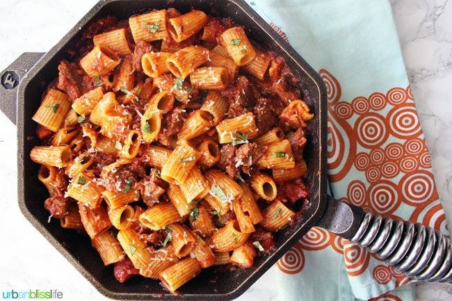 rigatoni sausage
