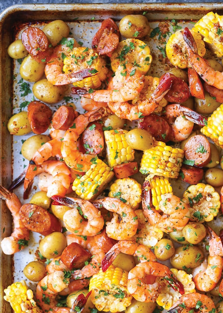 this shrimp boil is delicious and family friendly!