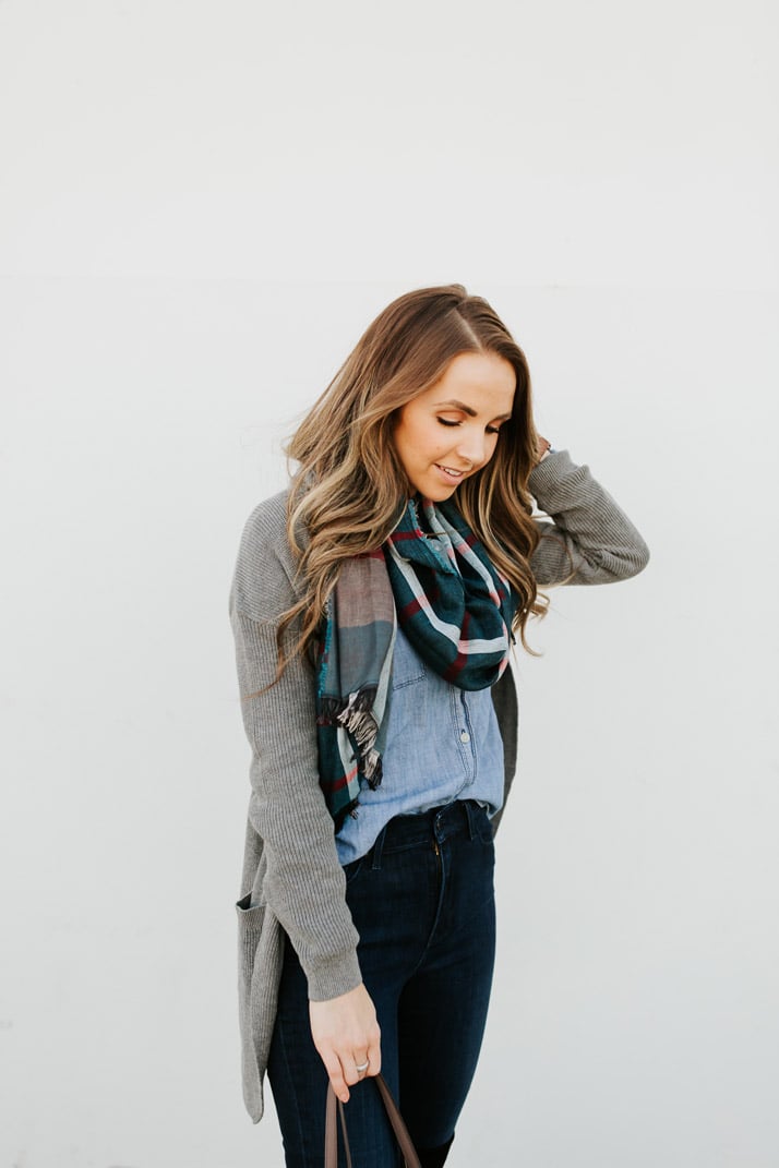 a cozy scarf is perfect for fall