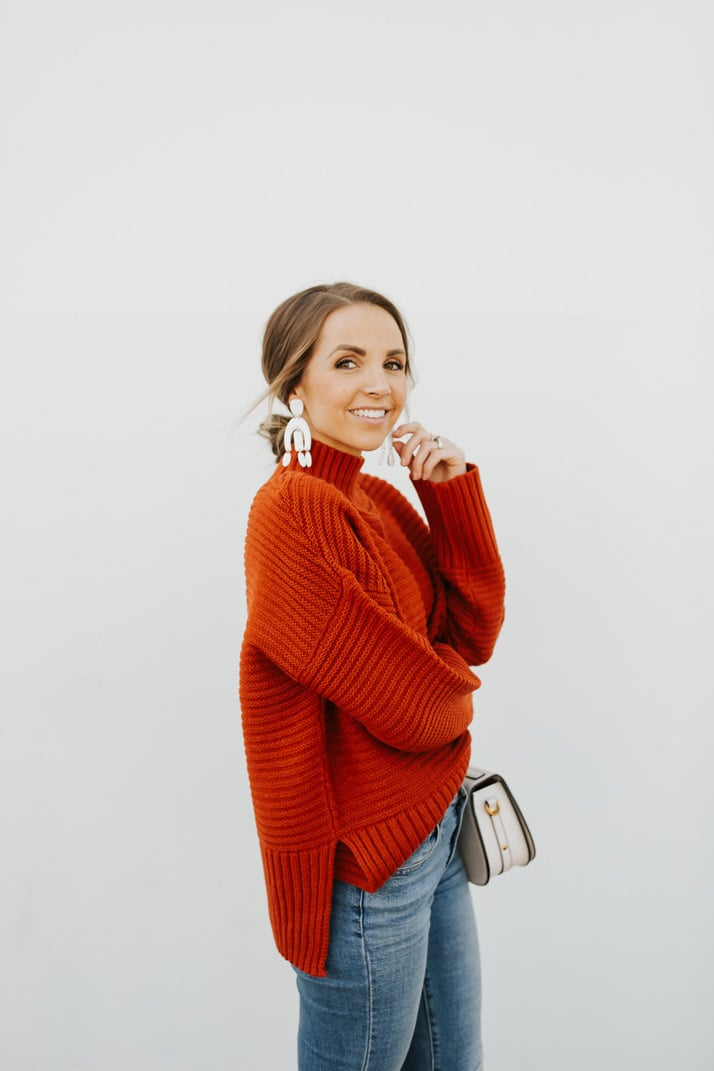these statement earrings take this look to the next level