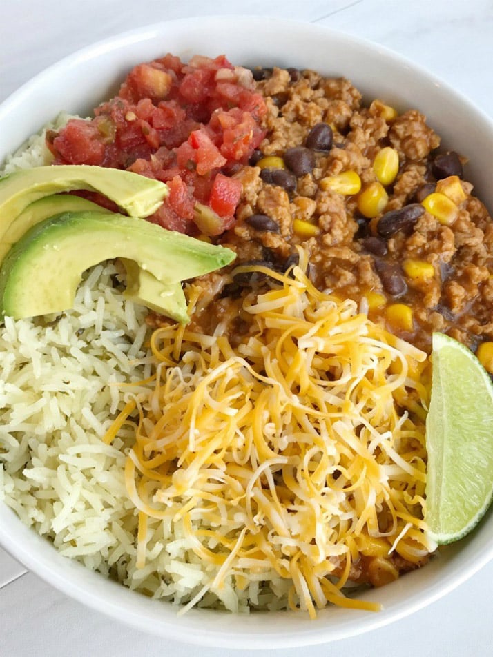 yummy taco bowls for an easy family dinner